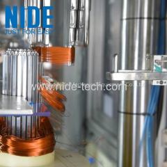 Full automatic 4 stations motor stator coil winding and inserting machine