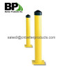 Galvanized Pipe Bollard and powder coated surface mounted steel bollards