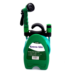 Portable Garden Hose Reel With Water Hose Pipe.