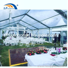 Outdoor Luxury clear PVC wedding celebration tent for event show