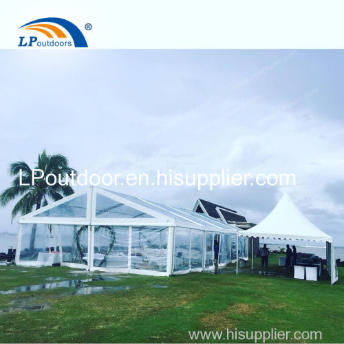 Outdoor Luxury clear PVC wedding celebration tent for event show