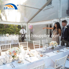 Outdoor Luxury clear PVC wedding celebration tent for event show