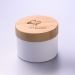 200g white pp jar with bamboo cap