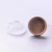 5g frosted glass jar with bamboo cap