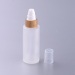 50ml frosted glass bottle with bamboo pump