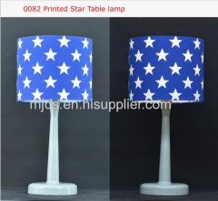 Printed Star Table Lamp For Kids