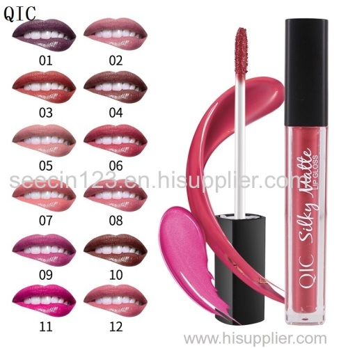 high quality 2018 QIC Makeup Liquid Lipstick Matte Lip Gloss for birthday gifts