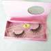 Lighter and Softer human hair private label chemical fiber false 3D synthetic eyelash
