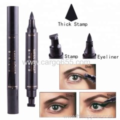 Waterproof Eye Liner Black Color with Stamp Beauty Eye Pencil