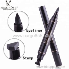 Waterproof Eye Liner Black Color with Stamp Beauty Eye Pencil