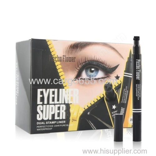 Waterproof Dual Stamp 24 HR Liquid Eye Liner 2 in 1