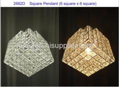 Square Non Electric Pendant (6 Square *6 Square)