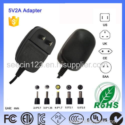 3-12W Medical switchining Power adapter supplier 3W Wall Mount Type UL/CE/FCC Certified