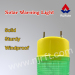 8 led green road safety solar warning light