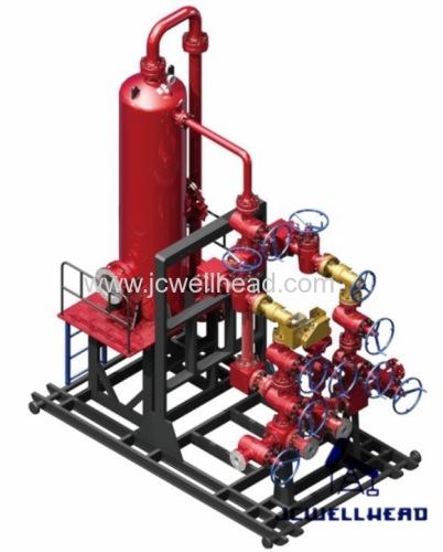4 1 / 16" x 5000psi Stand Pipe Manifold for well pressure control