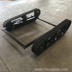 2018 new design multifunctional rubber track chassis / platfrom for lawn mover or robot