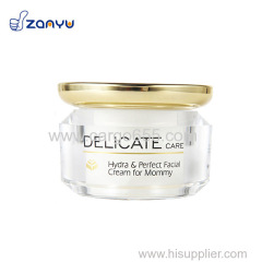 Organic skin care rejuvenating facial cream