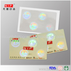 Custom Transparent ID Hologram Overlay Stickers