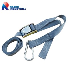 1" Cam Buckle Tie Down Ratchet Strap with Snap Hook