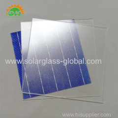 low iron tempered solar glass for solar panel in manufacturer 3.2mm 4mm