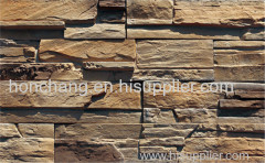 Thin reef rock faux stone veneer