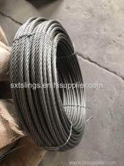 round strand steel wire rope galvanized/ungalvanized