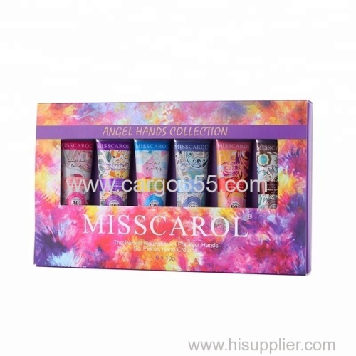 Misscarol angel collection perfect nourishing gift set 6*10g hand cream