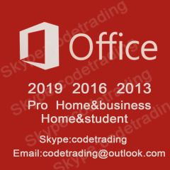 wholesale 100% genuine microsoft office HB 2019 2016 2013 2010 home business PKC FPP key card coa sticker