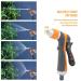 Metal soft grip adjustable garden sprayer nozzle