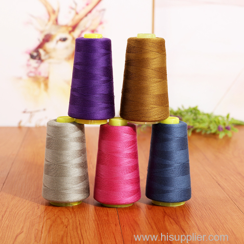 100% polyester 3000yard 40/2 sewing thread