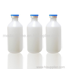 Medical plastic vaccine bottle