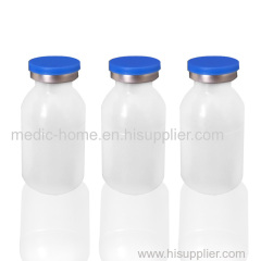 Medical plastic vaccine bottle