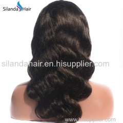 Body Wave #1B Brazilian Remy Human Hair Handmade Full Lace Wigs