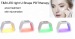 Electric led skin care products skin rejuvenation facial face light therapy mask