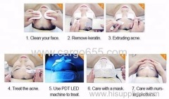 Skin rejuvenation facial face light therapy mask