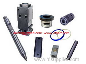 excavator soosan hydraulic breaker hammer part cylinder chisel seal kits front cover ring bush front back head