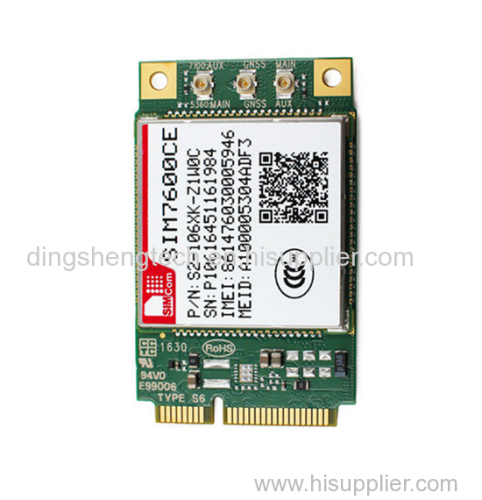 SIMCOM TDD-LTE B38/B39/B40/B41/B1/B3/B8 4g mini pci module