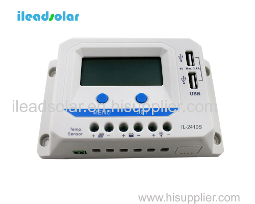 solar charge controller 10A 12V/24V LCD