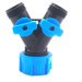 Plastic Water Hose 2-way Splitter For Garden