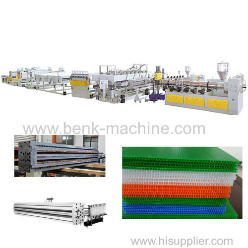 Hollow Grid Sheet Extrusion Machine