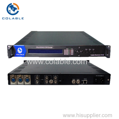 ISO9001 Certified 1 in 1 1 channel h.264 hd iptv encoder made in China