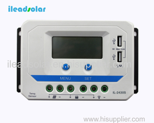 solar charger controller 30A 12V/24V