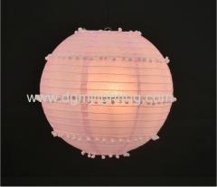 Pink Paper Lantern Pendant Lamp D350mm*H350mm