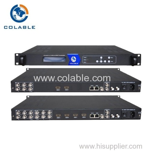 4 channels hd&av to dvbc&dvbt encoder modulator