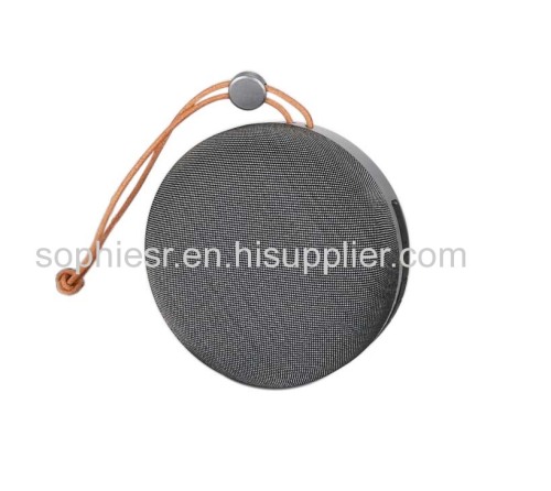 New Portable Outdoors Sports Fabric Round Bluetooth Speaker