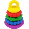 Baby Stackable Toy Silicone Ring Toy Silicone Tower Toy Teether