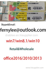 Retail Win 10 Pro coa sticker 100% key online activation