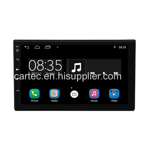 DC Android 7.1 one Din Car multimedia Player 7" full touch screen 1024*600 car stereo without dvd fit for universal