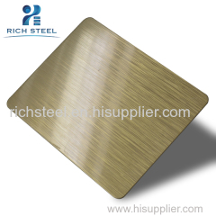 304 stainless steel sheet hairline for elevator decoration