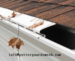 solid gutter guard gutter